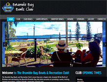 Tablet Screenshot of bramblebaybowlsclub.com.au